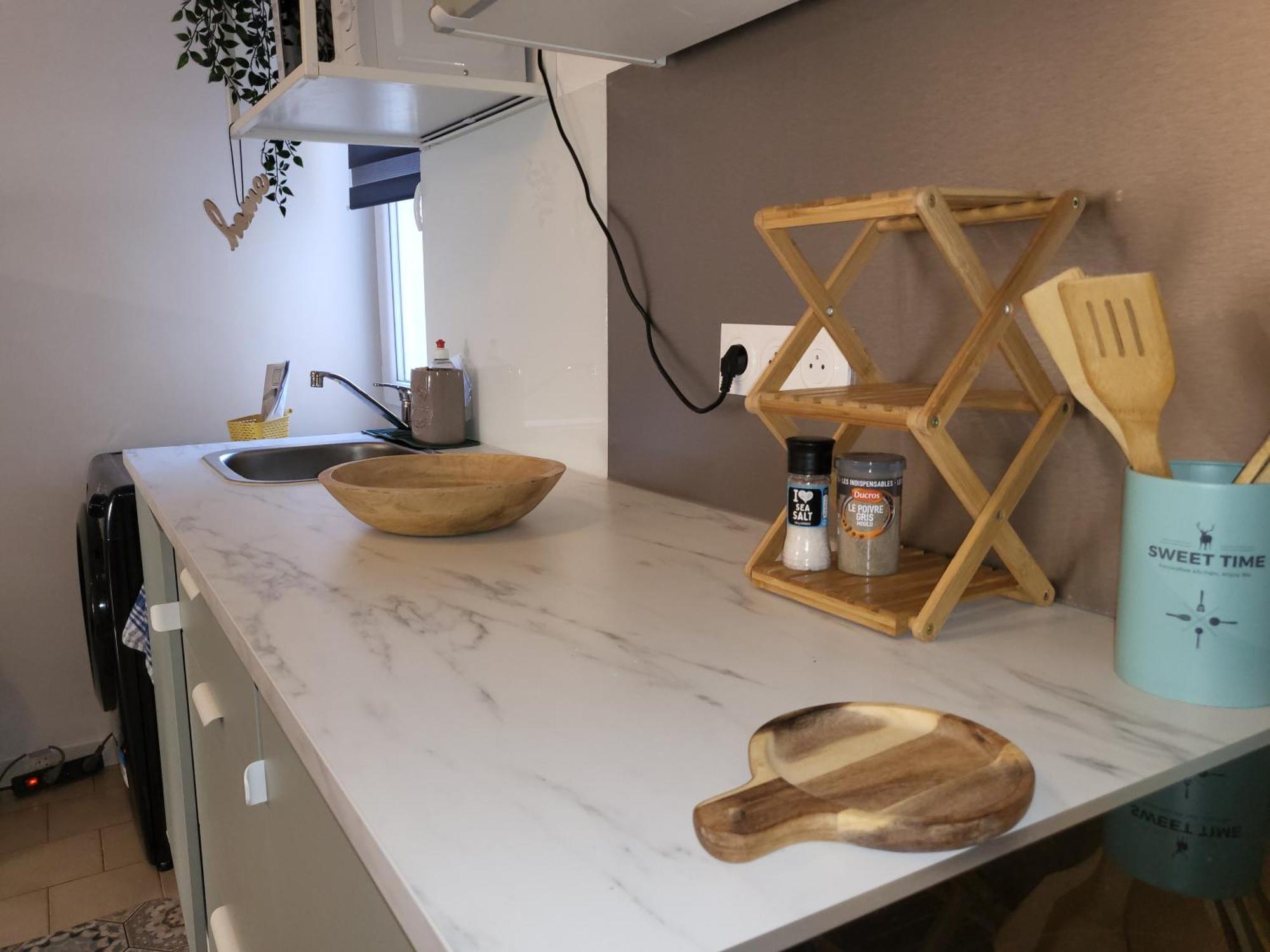Appartement Avec Son Toit Terrasse, En Plein Coeur De 마르세유 객실 사진